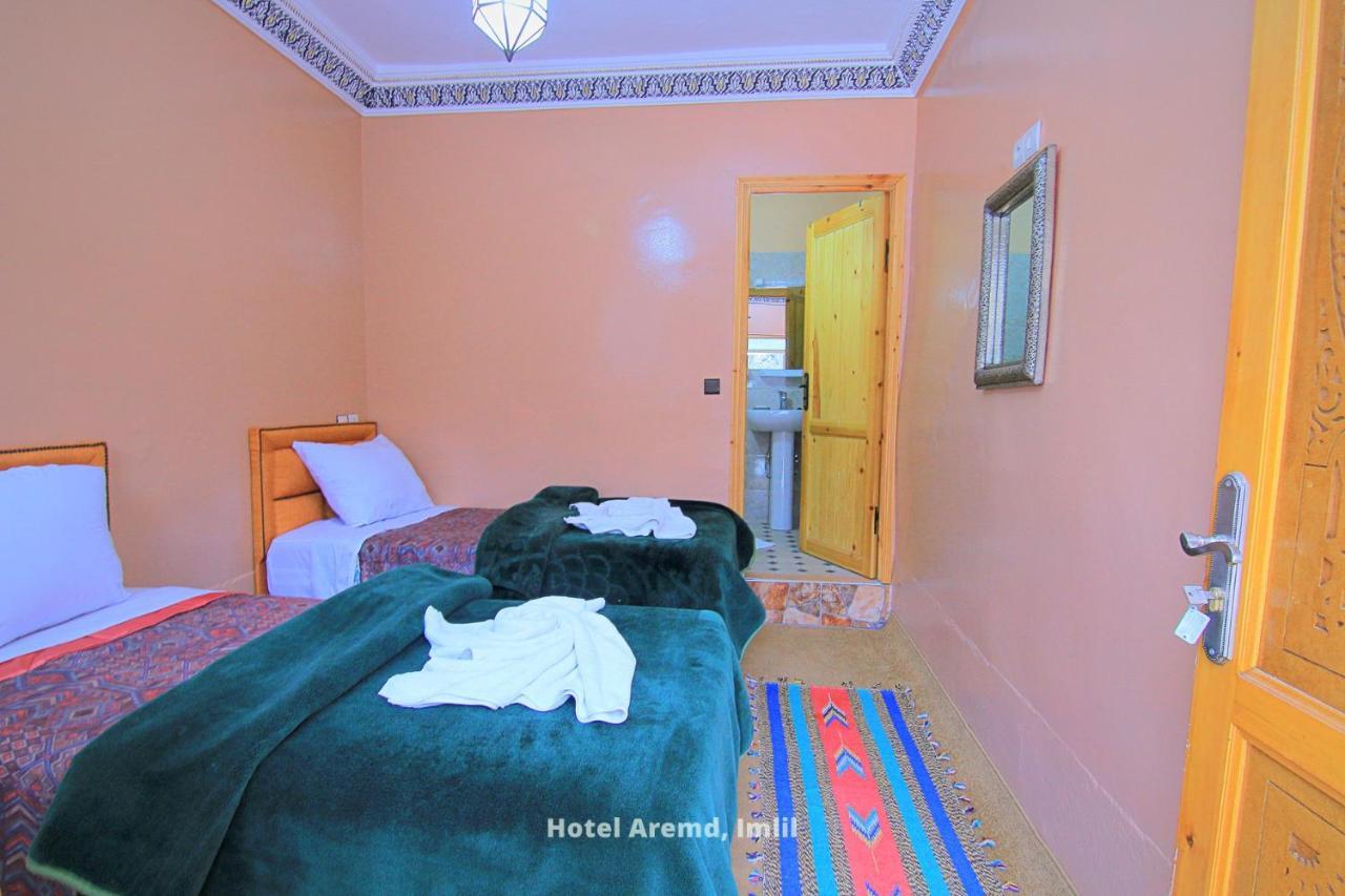 Hotel Aremd - Aroumd Imlil Route Du Toubkal Exteriör bild