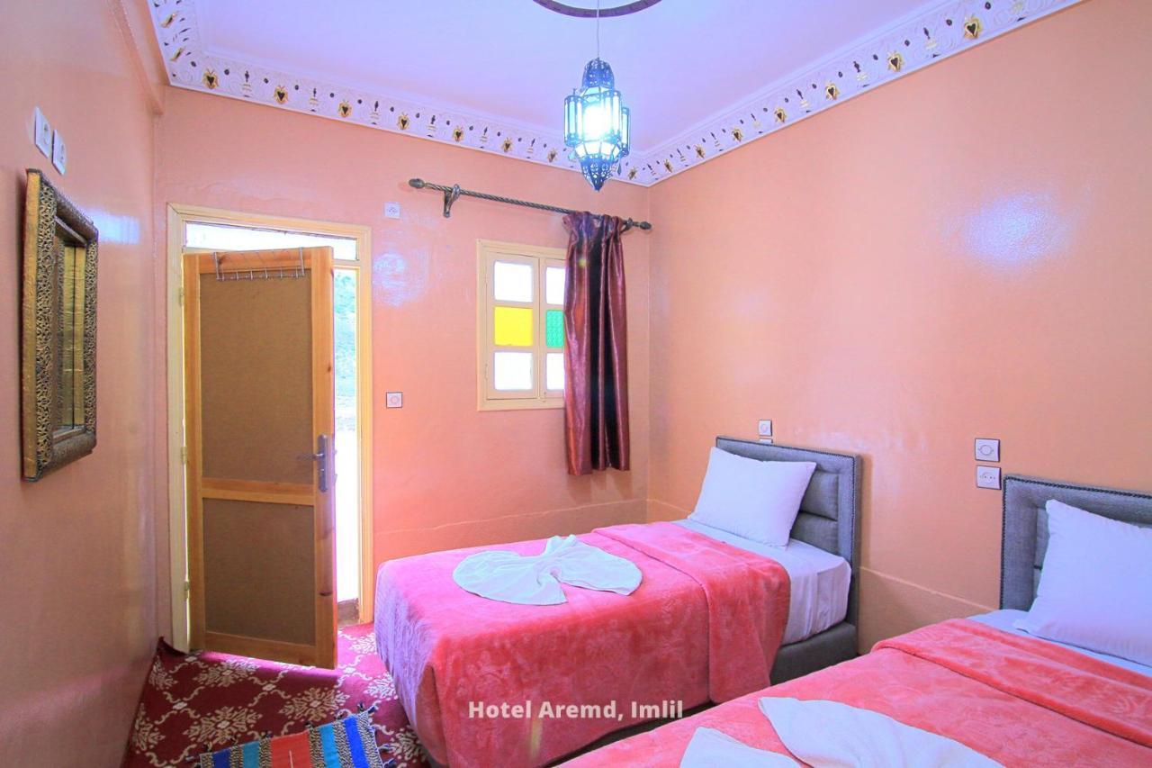 Hotel Aremd - Aroumd Imlil Route Du Toubkal Exteriör bild