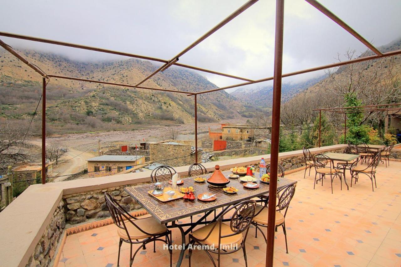 Hotel Aremd - Aroumd Imlil Route Du Toubkal Exteriör bild