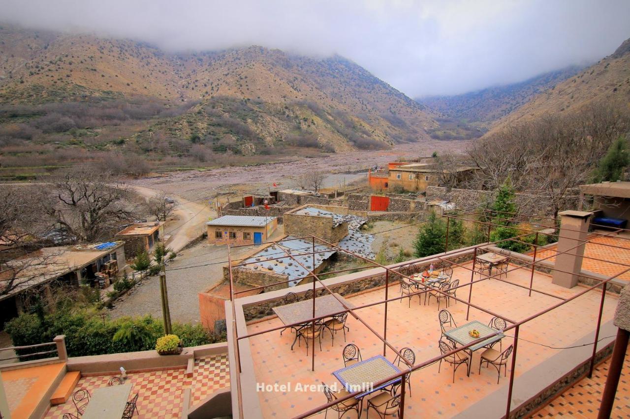 Hotel Aremd - Aroumd Imlil Route Du Toubkal Exteriör bild