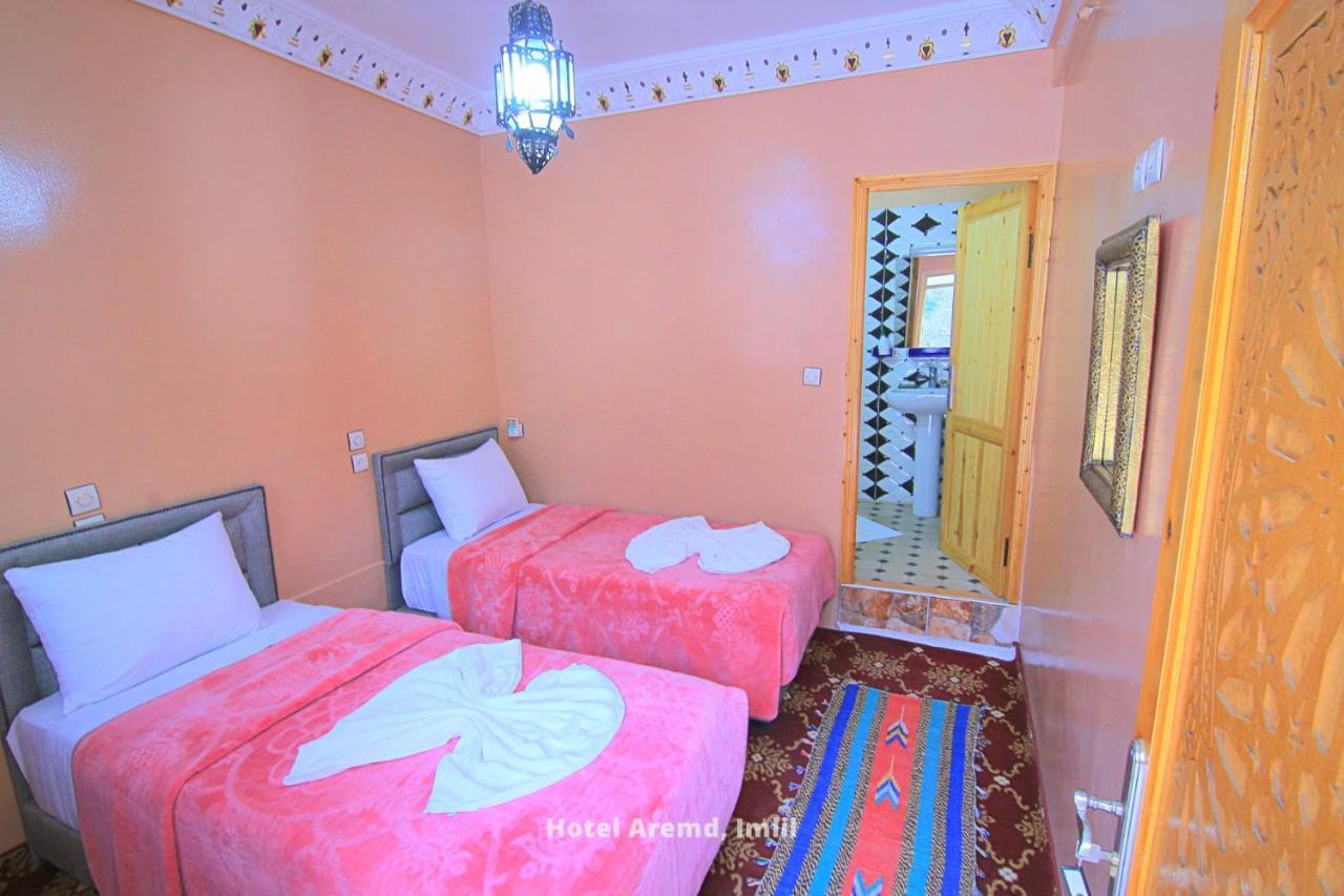 Hotel Aremd - Aroumd Imlil Route Du Toubkal Exteriör bild