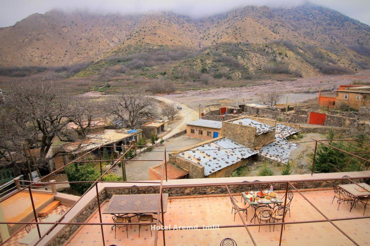 Hotel Aremd - Aroumd Imlil Route Du Toubkal Exteriör bild