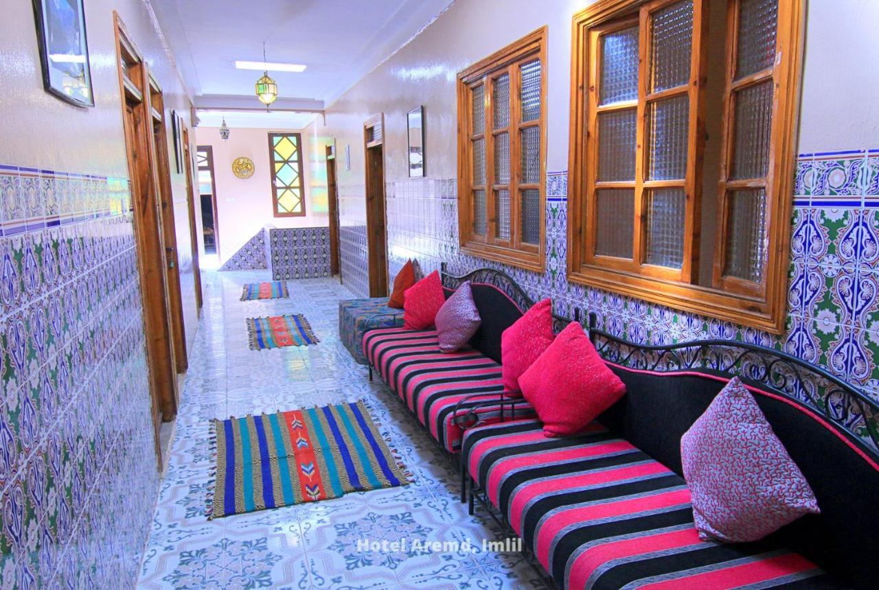 Hotel Aremd - Aroumd Imlil Route Du Toubkal Exteriör bild