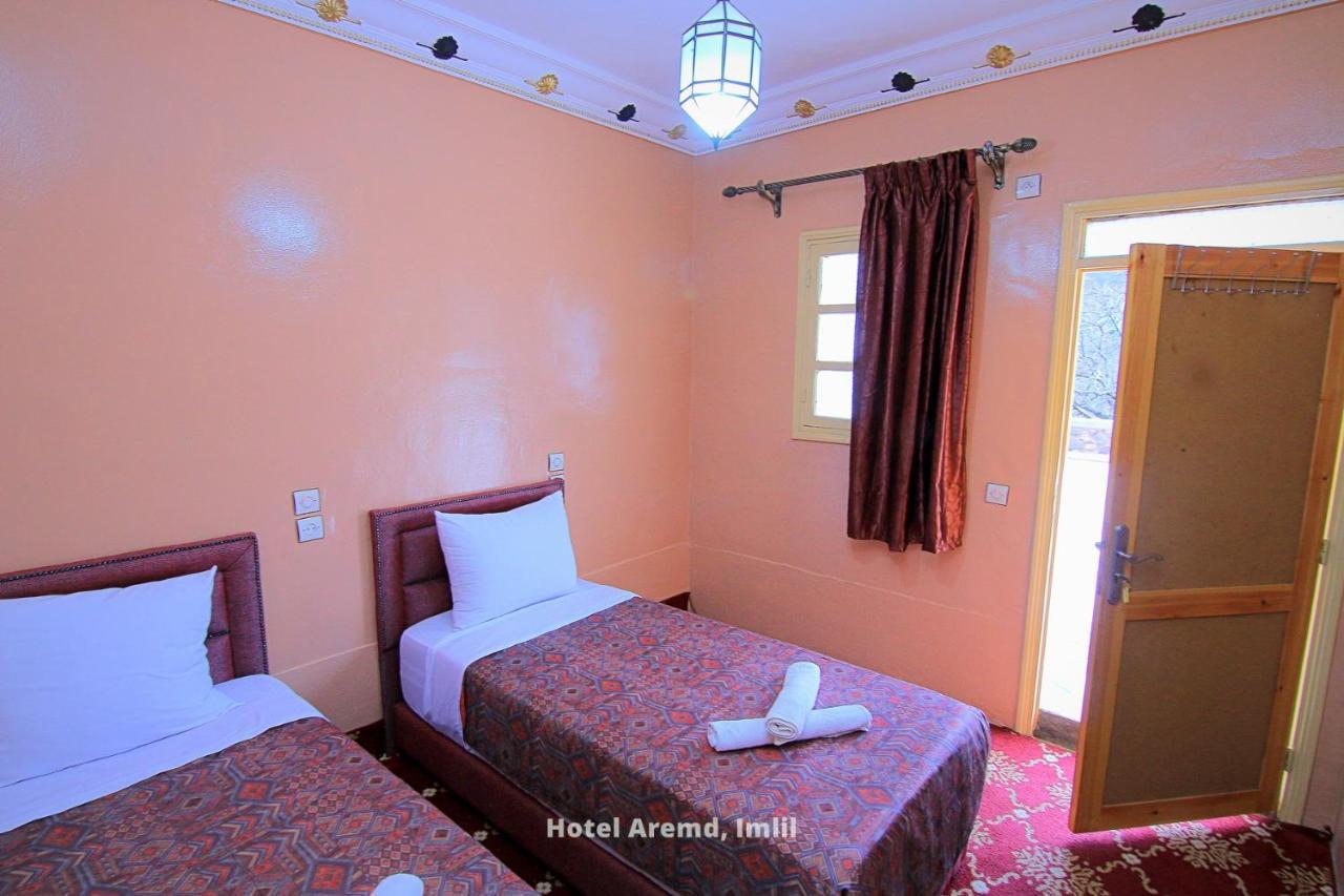 Hotel Aremd - Aroumd Imlil Route Du Toubkal Exteriör bild