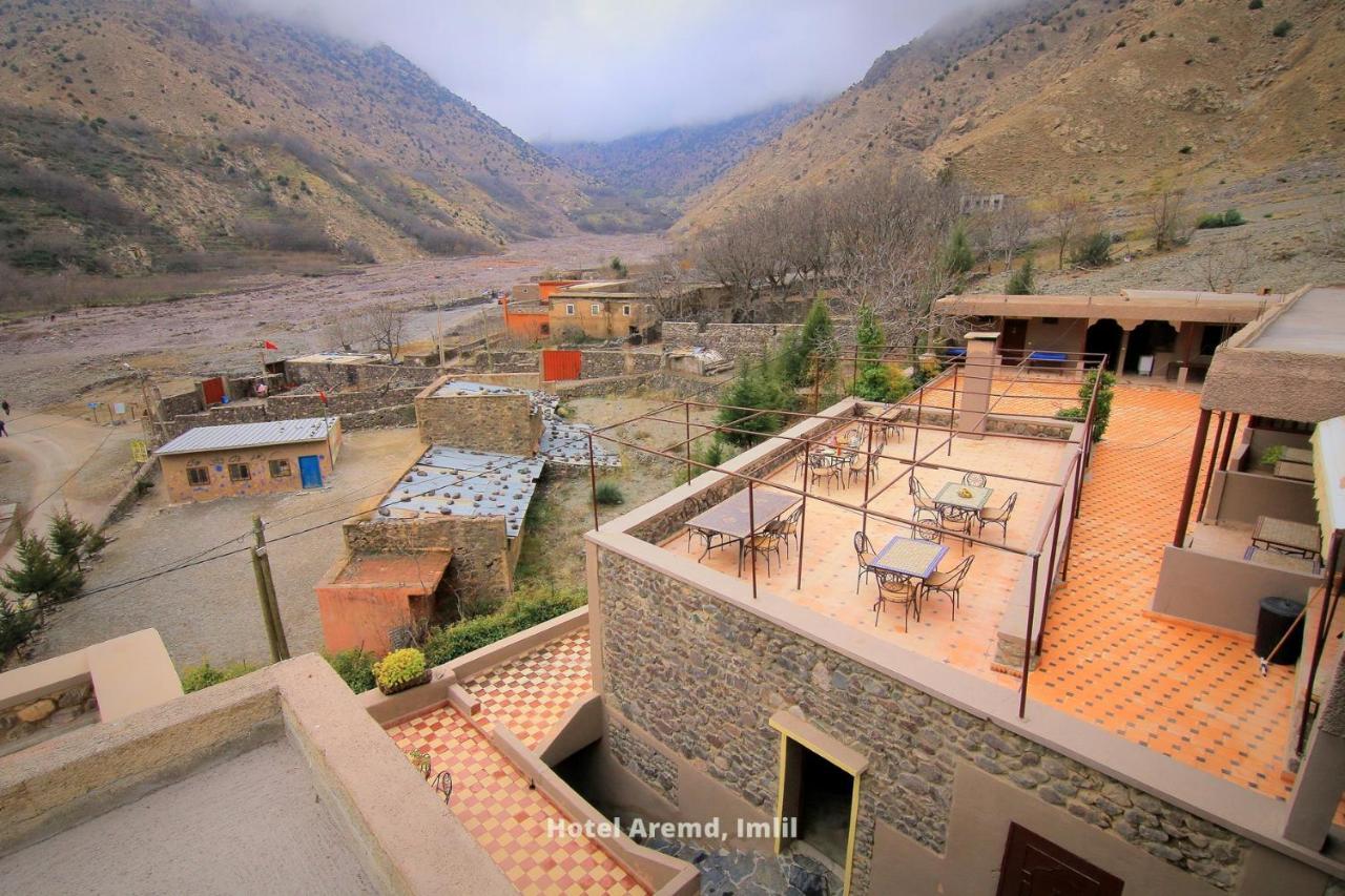 Hotel Aremd - Aroumd Imlil Route Du Toubkal Exteriör bild