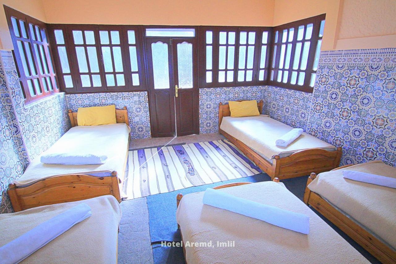 Hotel Aremd - Aroumd Imlil Route Du Toubkal Exteriör bild