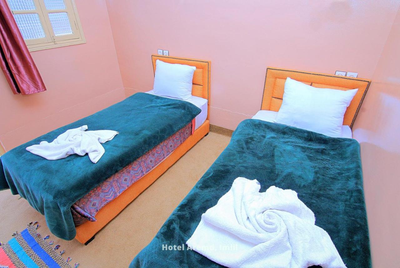 Hotel Aremd - Aroumd Imlil Route Du Toubkal Exteriör bild