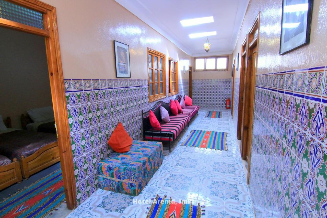 Hotel Aremd - Aroumd Imlil Route Du Toubkal Exteriör bild