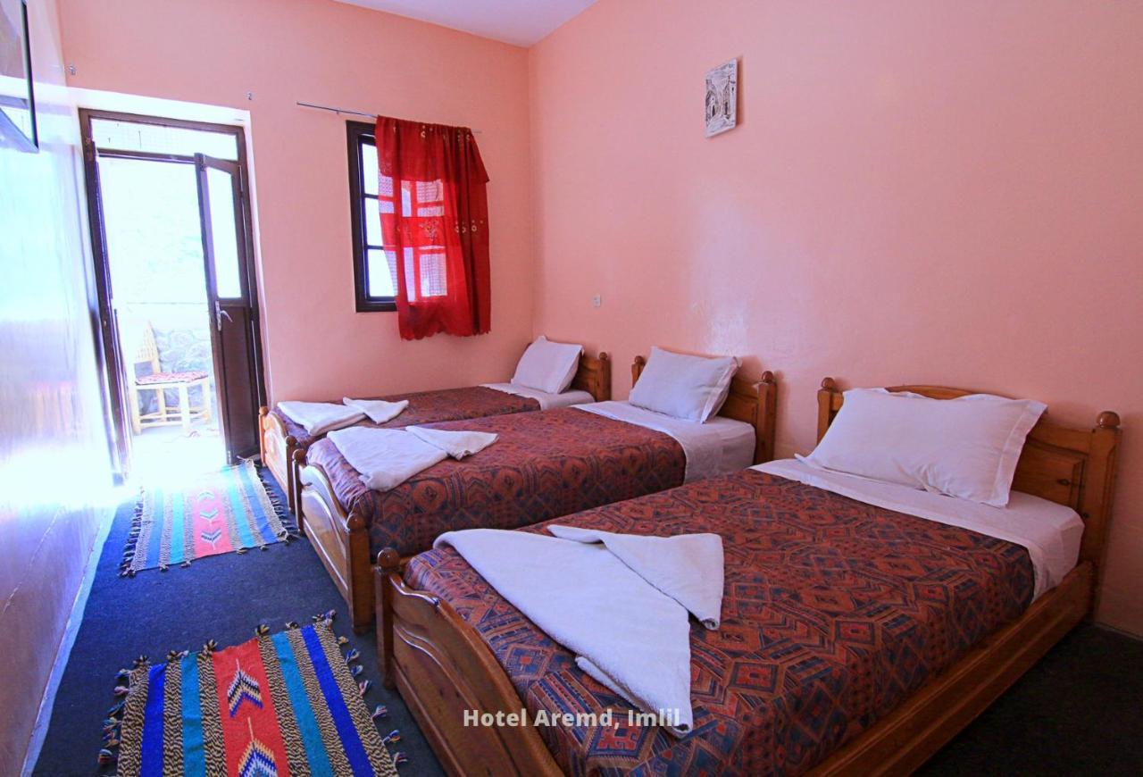 Hotel Aremd - Aroumd Imlil Route Du Toubkal Exteriör bild