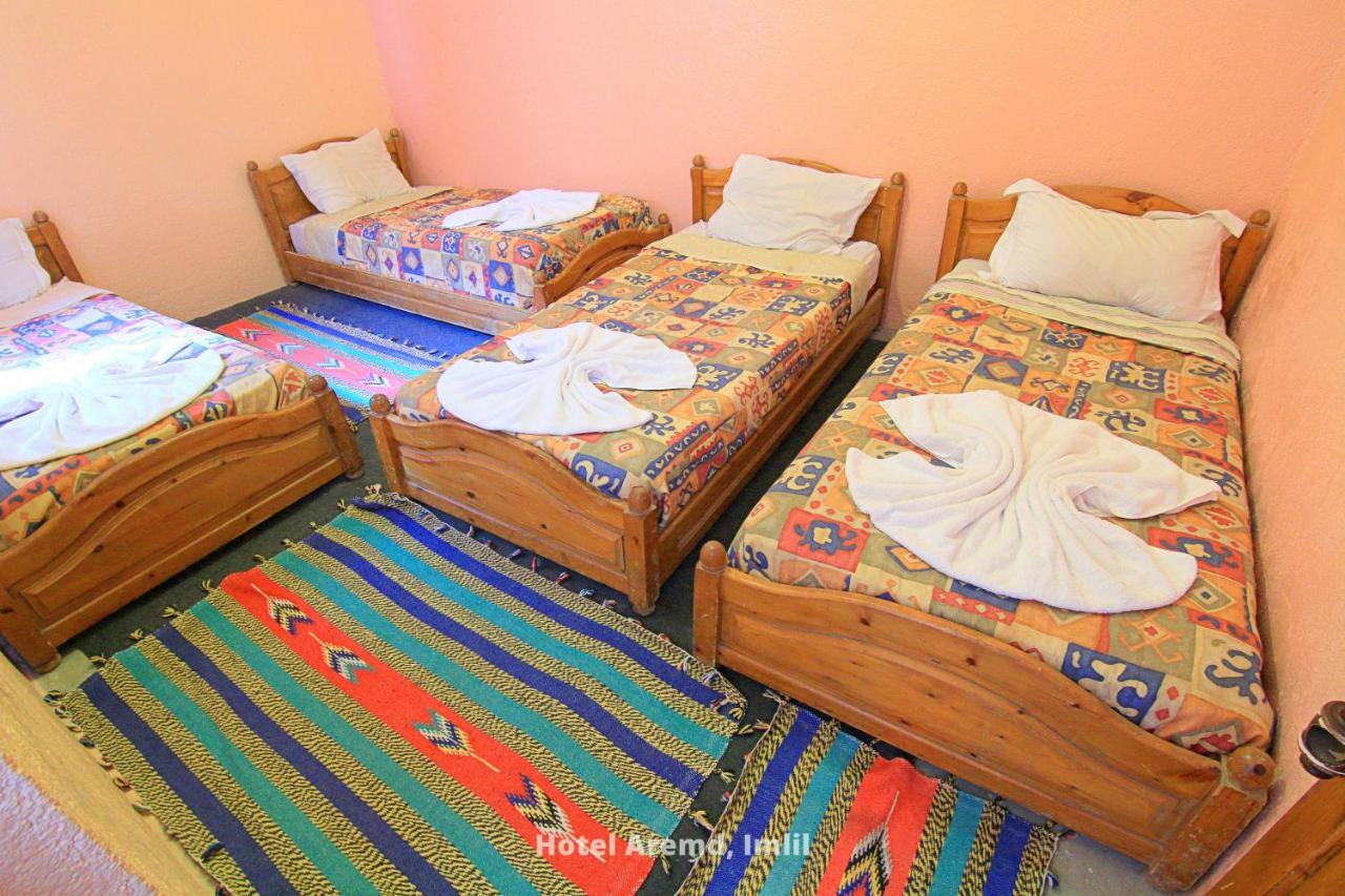 Hotel Aremd - Aroumd Imlil Route Du Toubkal Exteriör bild