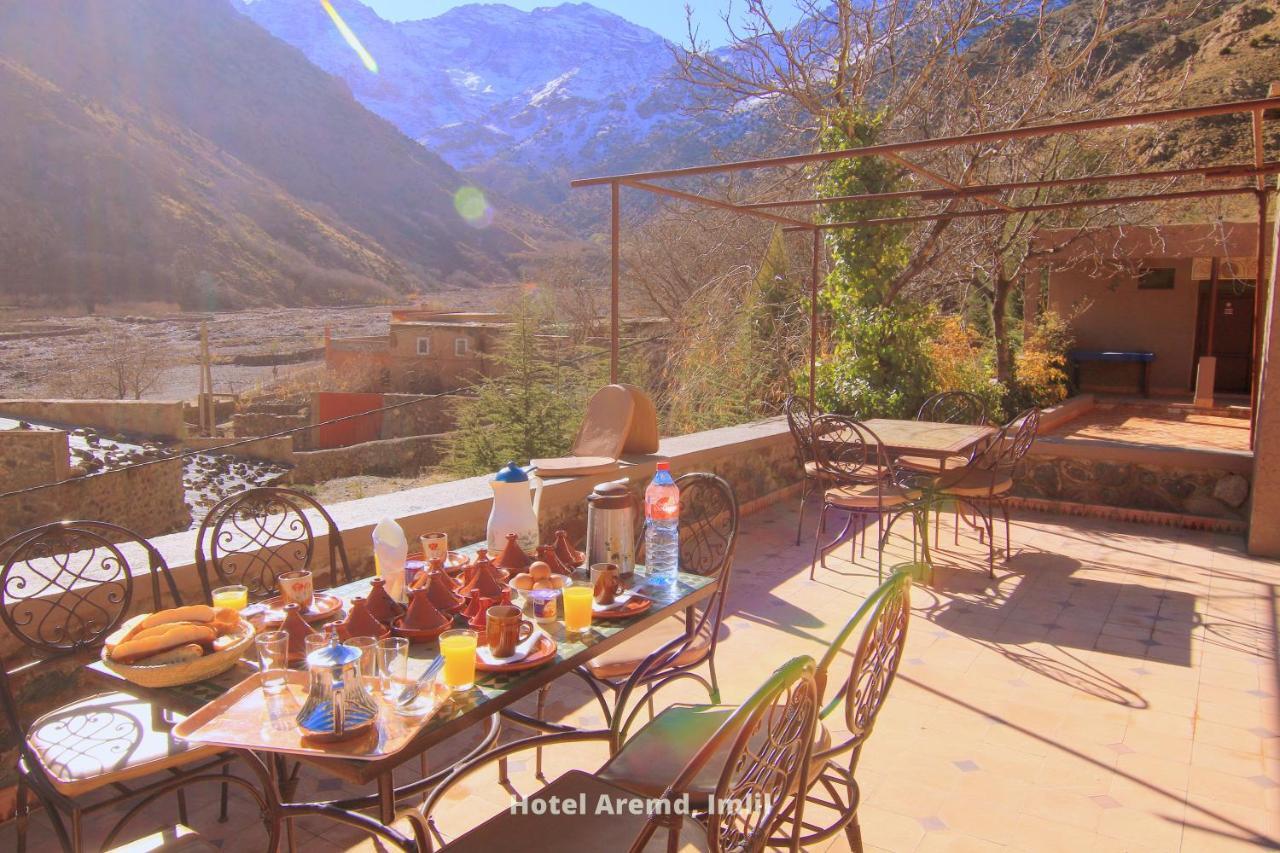 Hotel Aremd - Aroumd Imlil Route Du Toubkal Exteriör bild