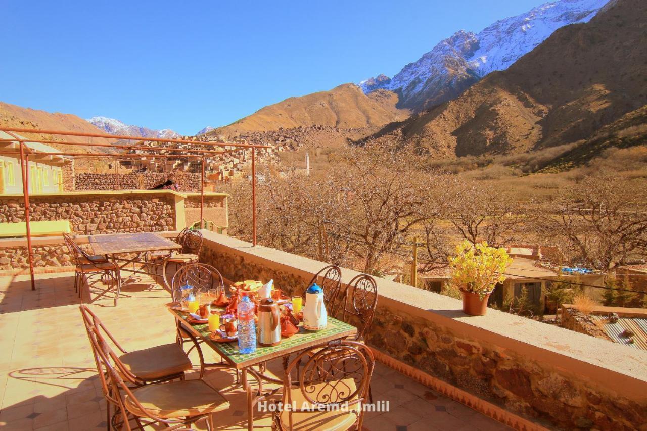 Hotel Aremd - Aroumd Imlil Route Du Toubkal Exteriör bild