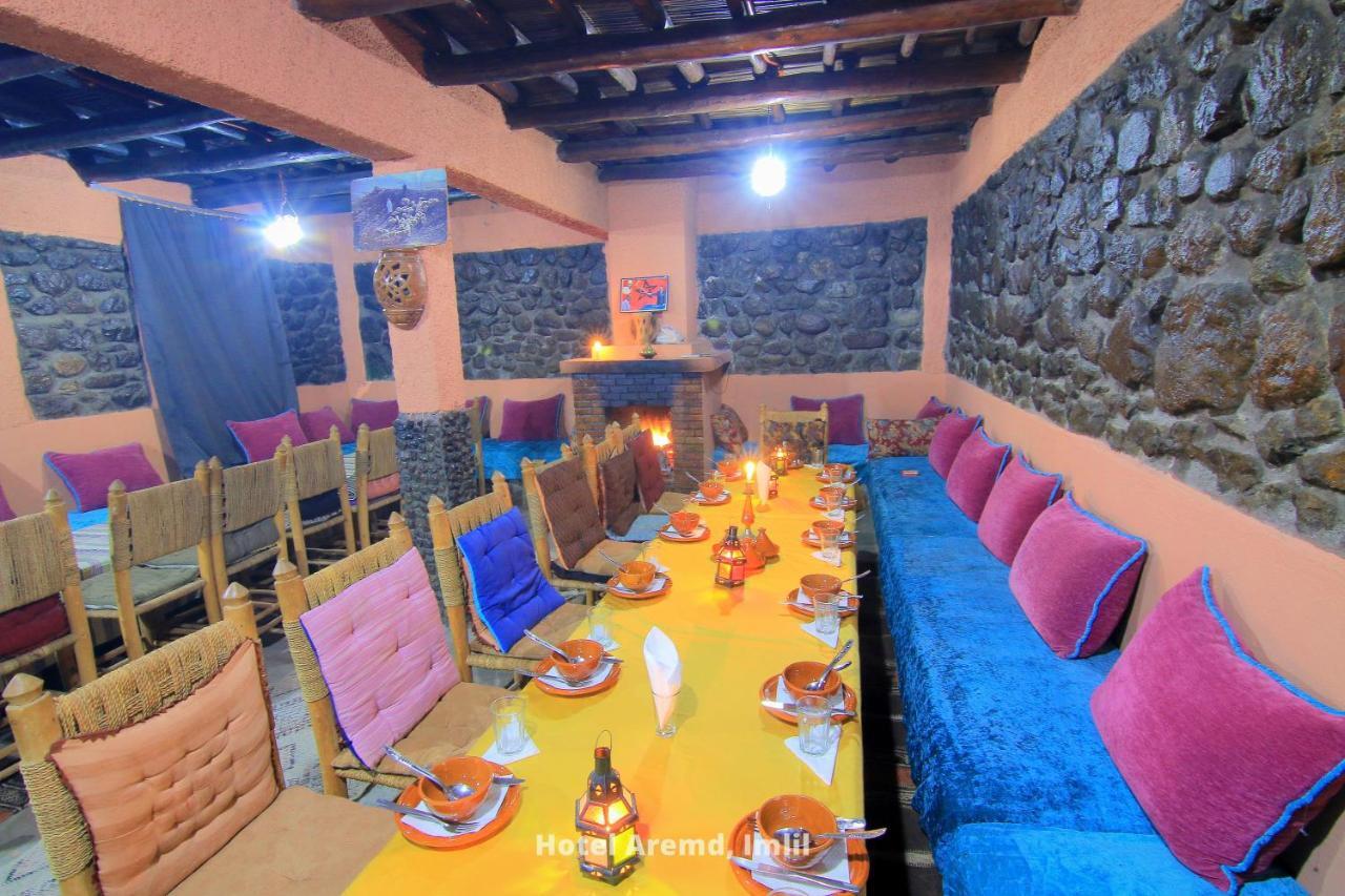 Hotel Aremd - Aroumd Imlil Route Du Toubkal Exteriör bild